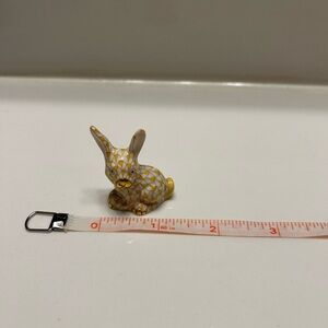 Herend Miniature Butterscotch Bunny